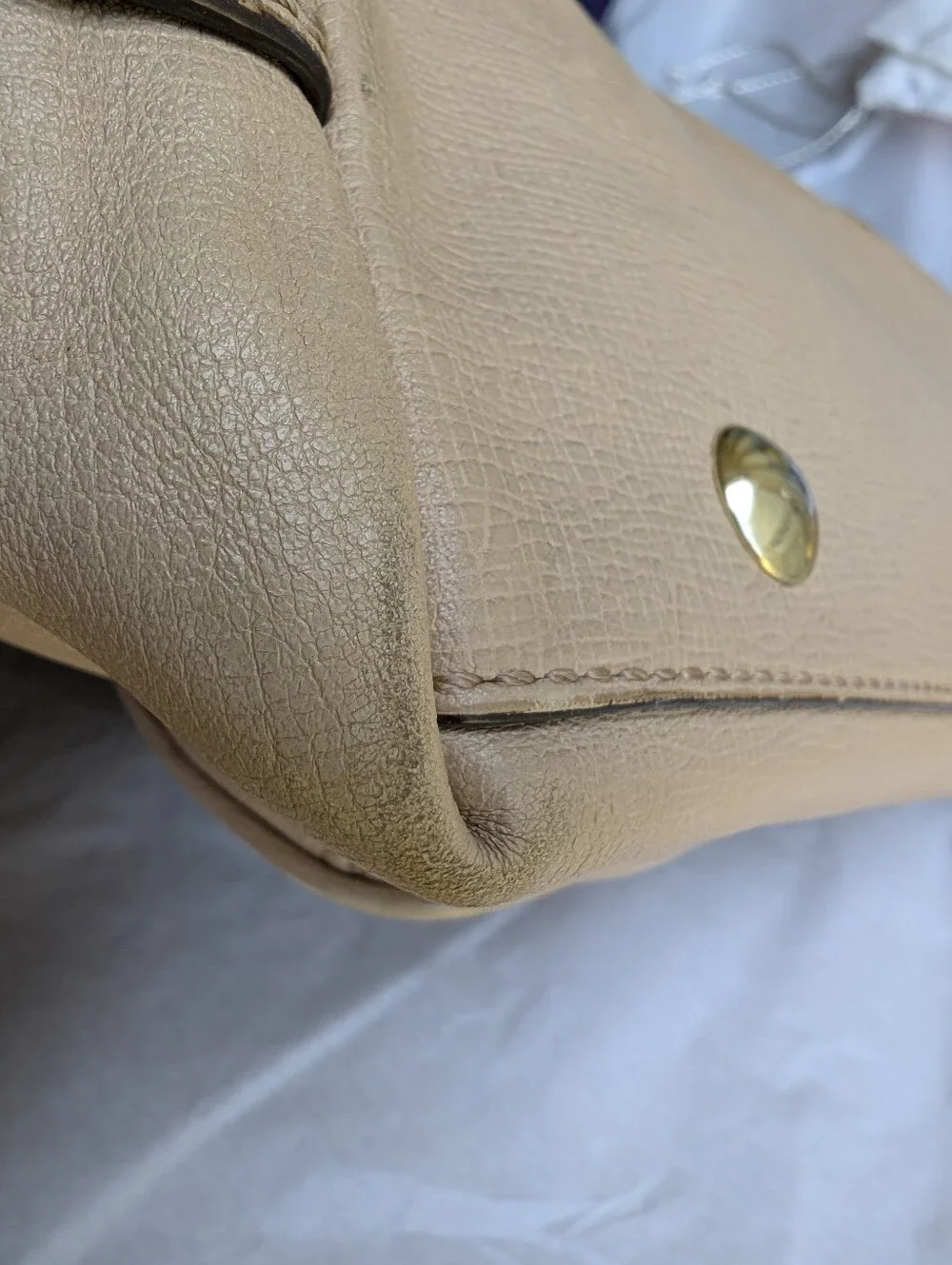 Coach Addison Spectator XL Beige  Satchel
